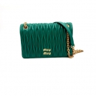 Miu Miu Matelassé verde