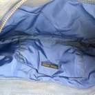 Miu Miu Suede Boho Bag in suede azzurro baby