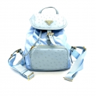 zaino Prada in pelle di struzzo