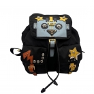 Mochila Prada Robot en nylon negro
