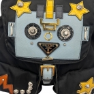 Mochila Prada Robot en nylon negro