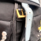 Mochila Prada Robot en nylon negro