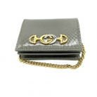 Monedero Zummy Gucci en piel de serpiente