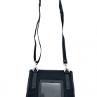 BLACK NYLON PRADA HAND TOILETRY BAG