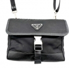 BLACK NYLON PRADA HAND TOILETRY BAG