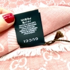 Sciarpa Gucci in tonalità polverosa