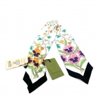 Gucci Flora silk printed scarf