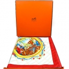 PAÑUELO HERMES AMADEUS MOZART DE SEDA