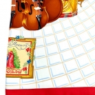 PAÑUELO HERMES AMADEUS MOZART DE SEDA