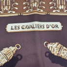 Pañuelo Hermès Carré 90 “Les Cavaliers d'Or”