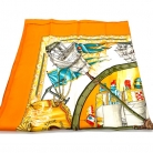 Hermes silk scarf