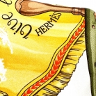 Hermes silk scarf