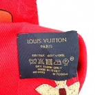 Sciarpa Louis Vuitton in seta e lana rossa