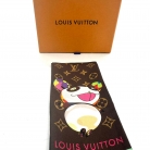Louis Vuitton x Takashi Murakami silk scarf