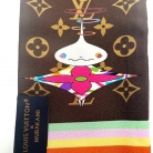 Louis Vuitton x Takashi Murakami silk scarf
