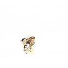 orecchino in oro bianco con diamante
