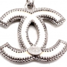 ORECCHINI CHANEL VINTAGE ARGENTATI E BIANCHI