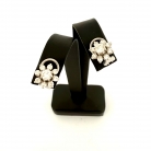 orecchini in oro bianco