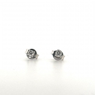 pendientes de oro blanco