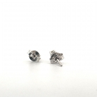 pendientes de oro blanco