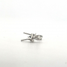 pendientes de oro blanco