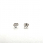 pendientes de oro blanco