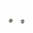 pendientes de oro blanco
