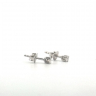 pendientes de oro blanco