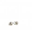 white gold and diamond earrings