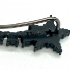 Black Dior earrings
