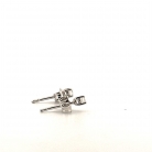 pendientes en oro blanco