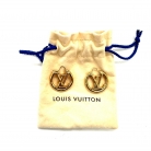 Louis Vuitton Essential V Hoop Earrings