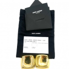 Orecchini quadrati Yves Saint Laurent in metallo