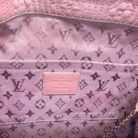 Pochette altair in pelle rosa Louis Vuitton
