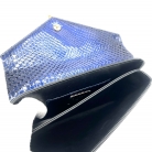 pochette bvlgari serpenti pitone azul