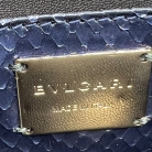pochette bvlgari serpenti pitone azul