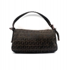 Vintage Fendi FF brown pochette