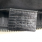POCHETTE GUCCI GG SUPREME TESSUTO NERO CON FASCINO