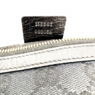 POCHETTE GUCCI GG SUPREME TESSUTO NERO CON FASCINO