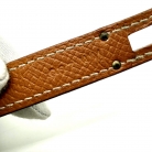 Pochette Kelly Hermès in pelle Epsom camel