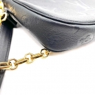 Pochette louis vuitton in pelle goffrata