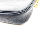 Pochette louis vuitton in pelle goffrata