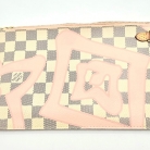 Pochette Neverfull di Louis Vuitton Mod Tahitiene damier azur