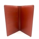 Porta documenti Louis Vuitton in pelle Epi color caramello