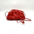 Pouch rojo Bottega Veneta