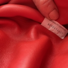 Pouch rojo Bottega Veneta