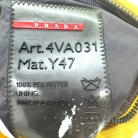 prada ajustable nylon amarillo