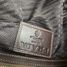 Prada Logo Jacquard Bauletto