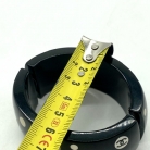 Bracciale largo nero Chanel