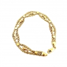 Bracciale in oro di design con motivo a delfini